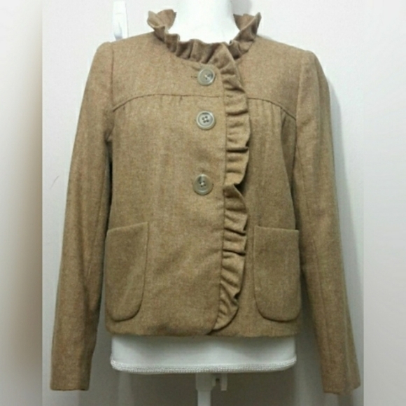 J. Crew 100 wool 3 button blazer - Picture 2 of 2